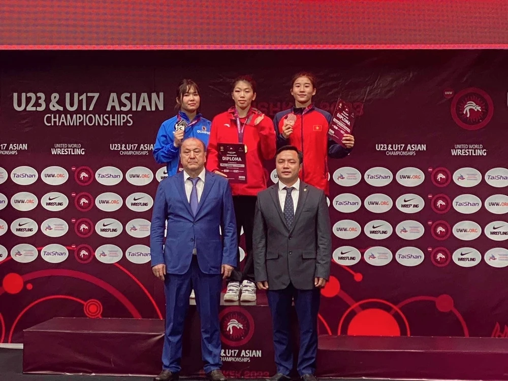 Tuyển thủ Mỹ Trang đã có thành tích huy chương ở giải U23 châu Á lần này. Ảnh: M.TRANG