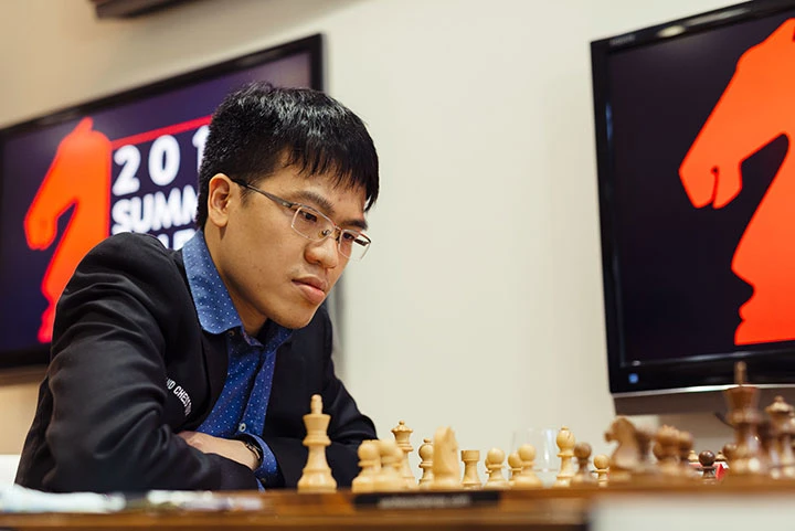 Lê Quang Liêm đang xếp hạng 21 thế giới của FIDE. Ảnh: CHESSBASE