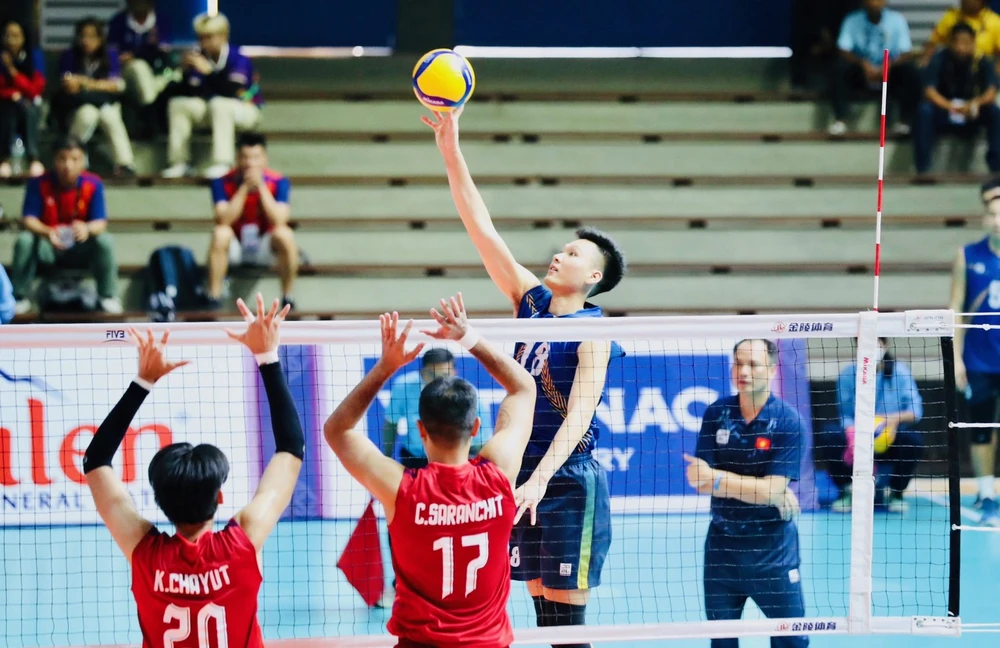 Đội tuyển bóng chuyền nam Việt Nam có giải đấu quốc tế thứ hai trong năm nay tại Đài Bắc Trung Hoa ở tháng 7 này. Ảnh: DŨNG PHƯƠNG