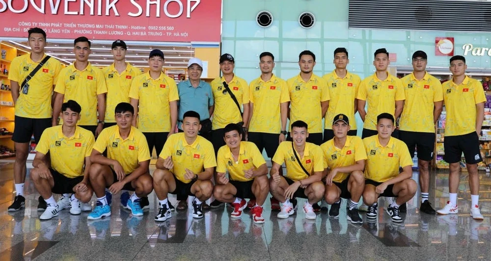 Đội tuyển bóng chuyền nam Việt Nam tự tin với AVC Challenge Cup 2023 lần này. Ảnh: VFV