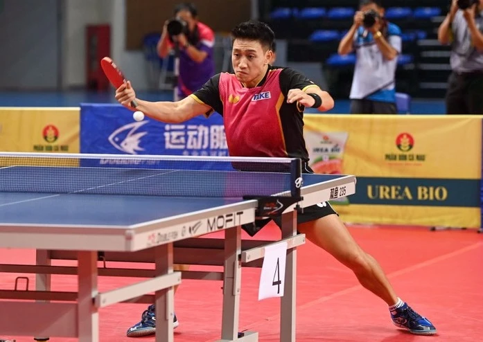 Tay vợt Nguyễn Anh Tú (Hà Nội) có tấm HCV đơn nam giải vô địch quốc gia 2023. Ảnh: BTC