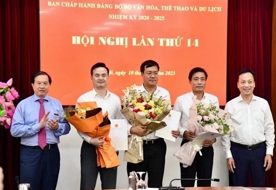Ông Đặng Hà Việt được bầu vào Ban chấp hành Đảng bộ Bộ VH-TT-DL. Ảnh: BVHTTDL