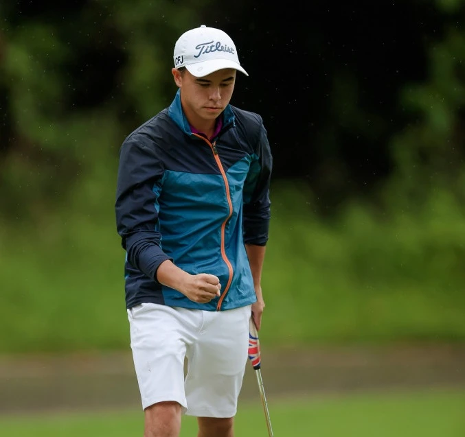 Golf thủ Maxime Bao Long Lam thi đấu tốt ở giải năm nay. Ảnh: GOLFNEWS
