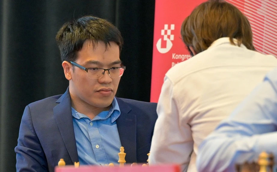 Lê Quang Liêm đã có ngôi vô địch giải cờ vua tại Biel (Thụy Sĩ). Ảnh: BIELCHESS
