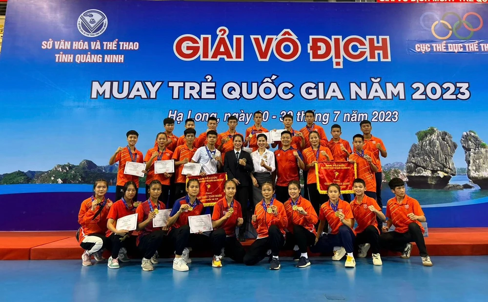 Đội muay trẻ Hà Nội có các ngôi vô địch quan trọng tại giải năm nay. Ảnh: MINH MINH