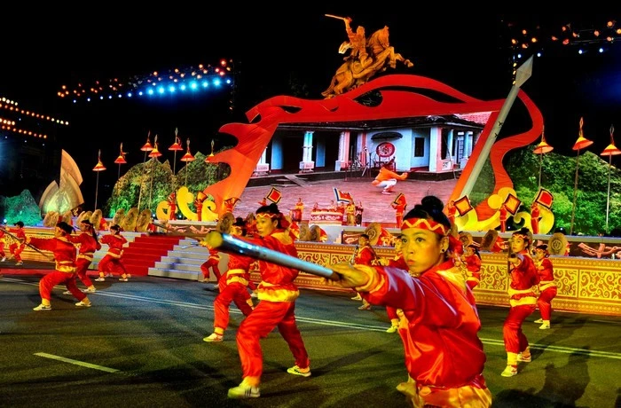 Liên hoan quốc tế võ cổ truyền Việt Nam thu hút sự quan tâm của người dân cả nước. Ảnh: MINH HOÀNG