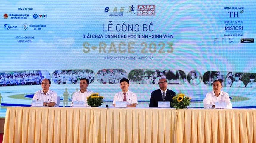 Giải chạy S-Race 2023 sẽ là hoạt động thể thao ý nghĩa đối với học sinh, sinh viên cả nước. Ảnh: MINH MINH