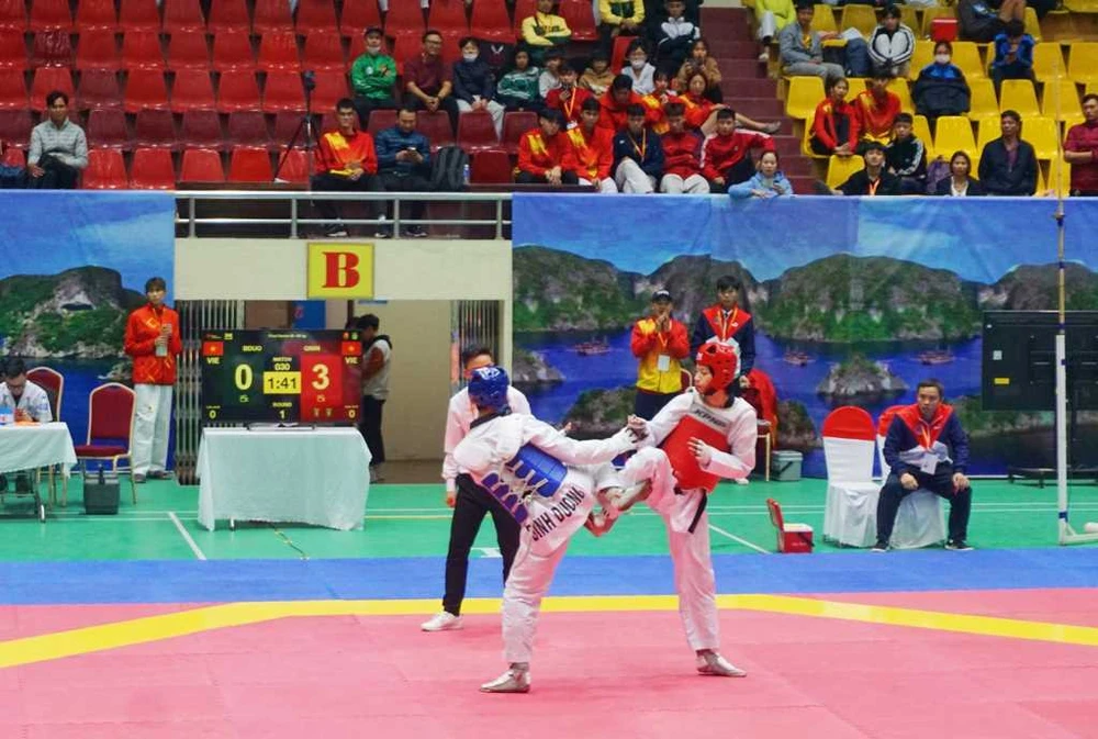 Liên đoàn taekwondo Việt Nam sẽ có văn bản cụ thể tới Cục TDTT về trường hợp văn bằng đăng kí của võ sĩ đội Quảng Ninh. Ảnh: QUẢNGNINH.GOV