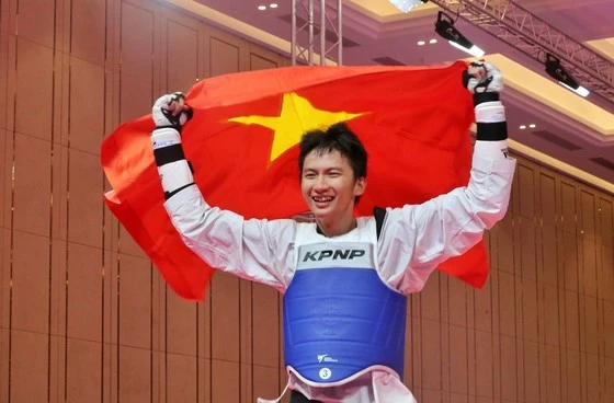 Đăng Quang từng vô địch tại SEA Games 32 nhưng đã không thành công tại ASIAD 19. Ảnh: DŨNG PHƯƠNG