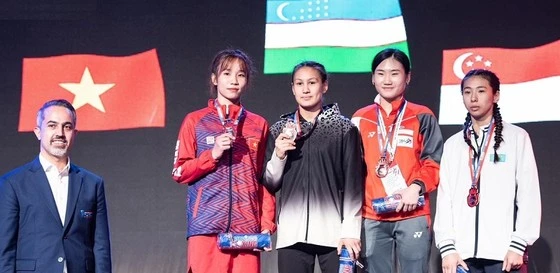 Boxing trẻ Việt Nam từng giành được HCB ở giải U22 trẻ châu Á 2023. Ảnh: ASBC