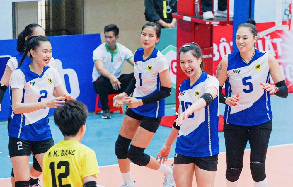 Đội nữ VTV Bình Điền Long An đang đạt phong độ tốt và sẽ gặp đương kim vô địch quốc gia Geleximco Thái Bình ở tứ kết. Ảnh: BÓNG CHUYỀN VIỆT NAM