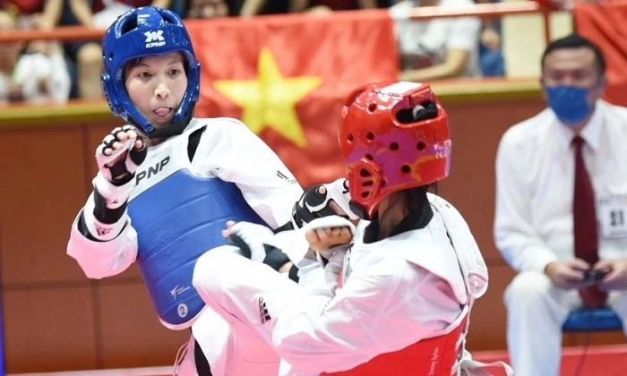 Trương Thị Kim Tuyền là niềm hy vọng giành suất Olympic của taekwondo Việt Nam. Ảnh: DŨNG PHƯƠNG