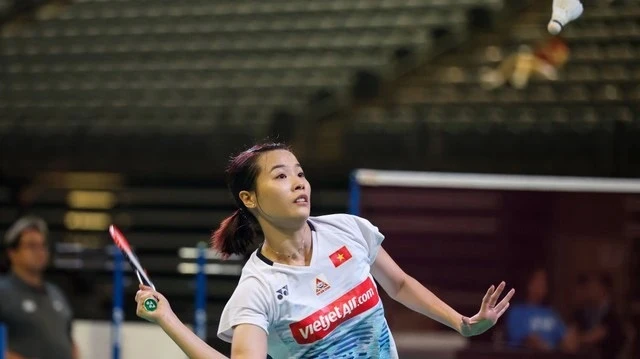 Nguyễn Thùy Linh đã dừng bước tại Indonesia ngay vòng 1 đơn nữ. Ảnh: BWF