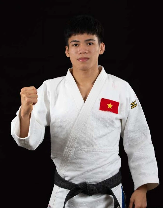 Thi đấu ở Pháp, võ sỹ judo Chu Đức Đạt tích thêm điểm tranh vé Olympic 2024- Ảnh 1.