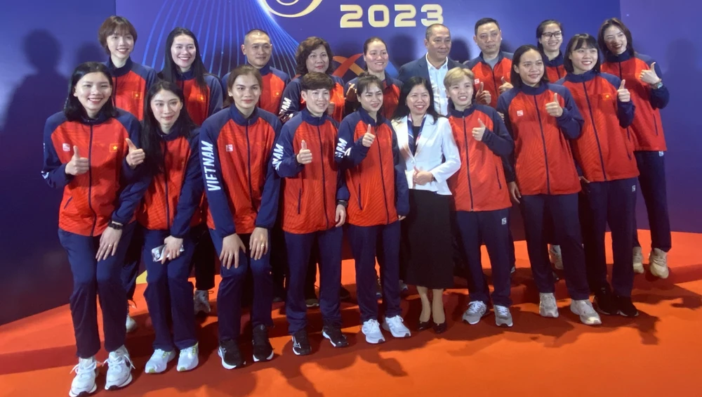 Bóng chuyền nữ Việt Nam sau kỳ nghỉ Tết Nguyên Đán 2024 sẽ bước vào chu kỳ tập luyện, thi đấu bận rộn với mục tiêu chuyên môn dài hơi. Ảnh: MINH MINH