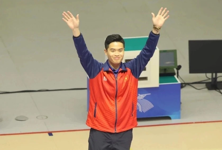 Phạm Quang Huy vẫn được chờ đợi sẽ giành suất Olympic 2024. Ảnh: LƯỢNG LƯỢNG