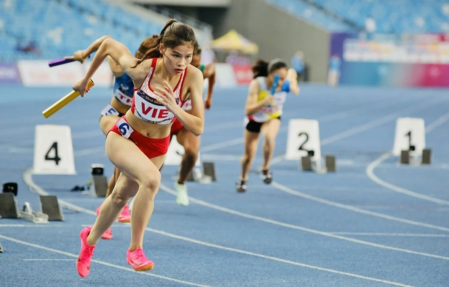 Điền kinh Việt Nam sẽ cử tổ tiếp sức 4x400m nữ dự giải tiếp sức vô địch châu Á 2024. Ảnh: DŨNG PHƯƠNG