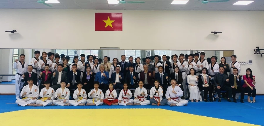 Năm nay, taekwondo Việt Nam sẽ tham dự giải vô địch taekwondo cảnh sát châu Á 2024. Ảnh: MINH MINH