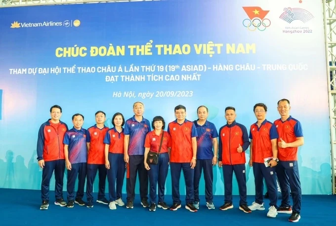 Tổ y tế của Đoàn thể thao Việt Nam tại ASIAD 19 đã đóng góp công sức quan trọng trong thành công chung cho thể thao nước nhà. Ảnh: LƯỢNG LƯỢNG