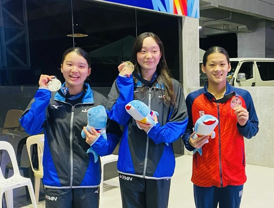 Trước khi dự giải bơi vô địch quốc gia hồ ngắn (25m), Thúy Hiền đã thi đấu tốt tại giải vô địch các nhóm tuổi trẻ châu Á 2024. Ảnh: MINH MINH