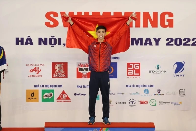 Huy Hoàng thi đấu tại Thái Lan để tranh thêm suất Olympic 2024 cho Việt Nam. Ảnh: DŨNG PHƯƠNG