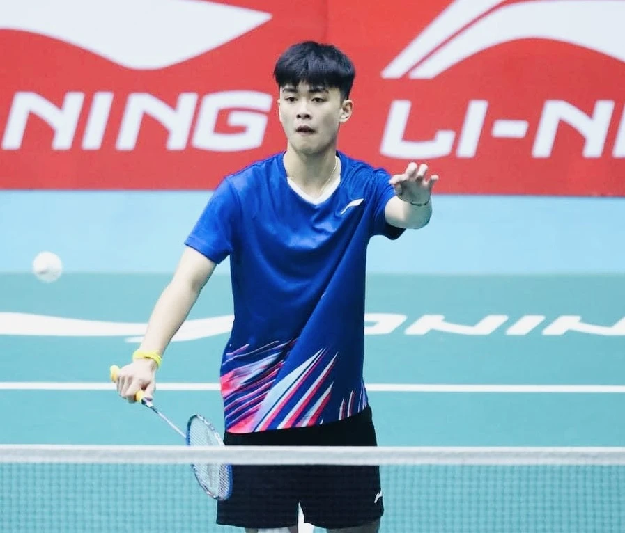 Trần Quốc Khánh là tay vợt được cầu lông học sinh Việt Nam đặt nhiều kỳ vọng thành tích huy chương tại ASG 2024. Ảnh: VBF