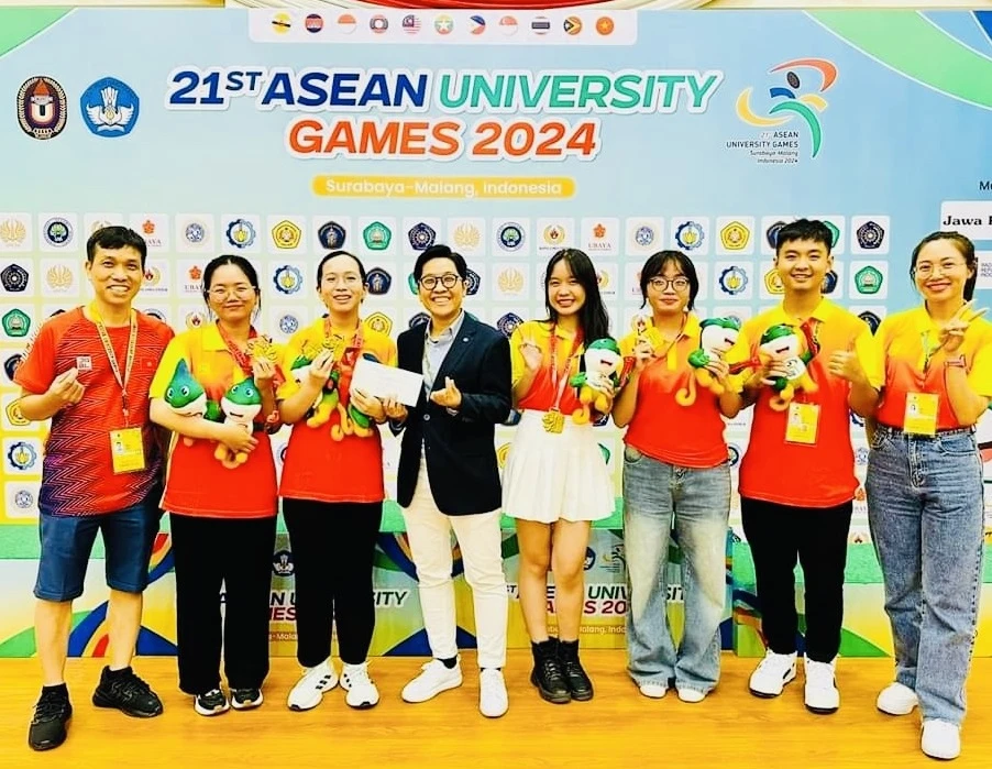 Kỳ thủ cờ vua giành kết quả quan trọng cho thể thao sinh viên Việt Nam. Ảnh: VNCHESS