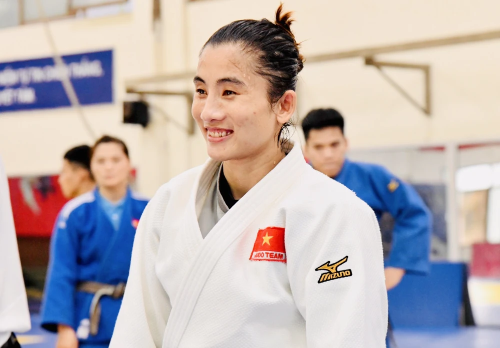 Võ sỹ judo Hoàng Thị Tình: Suất Olympic 2024 là bước ngoặt cho tôi- Ảnh 1.