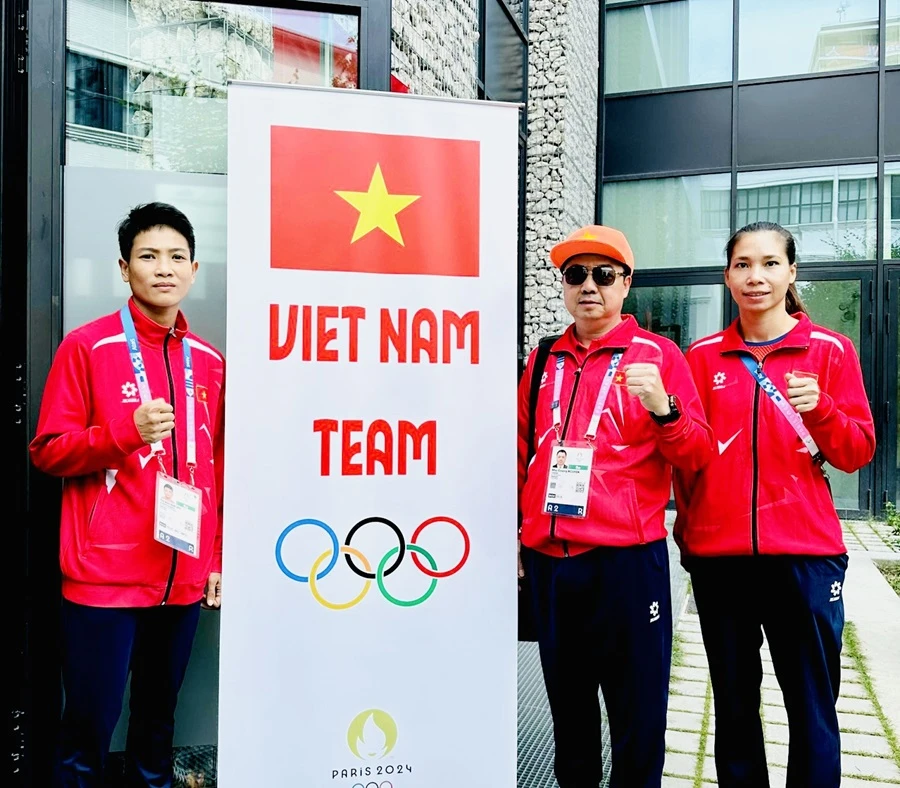 Đội boxing nữ Việt Nam đã biết các đối thủ của mình tại trận đầu tiên ở Olympic 2024. Ảnh: NHƯ CƯỜNG