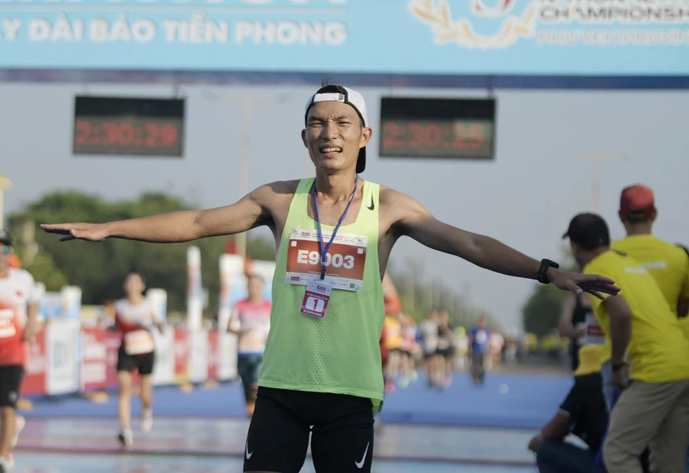 Hoàng Nguyên Thanh sẽ có cơ hội tranh tài ở giải bán marathon châu Á 2024. Ảnh: NHƯ Ý