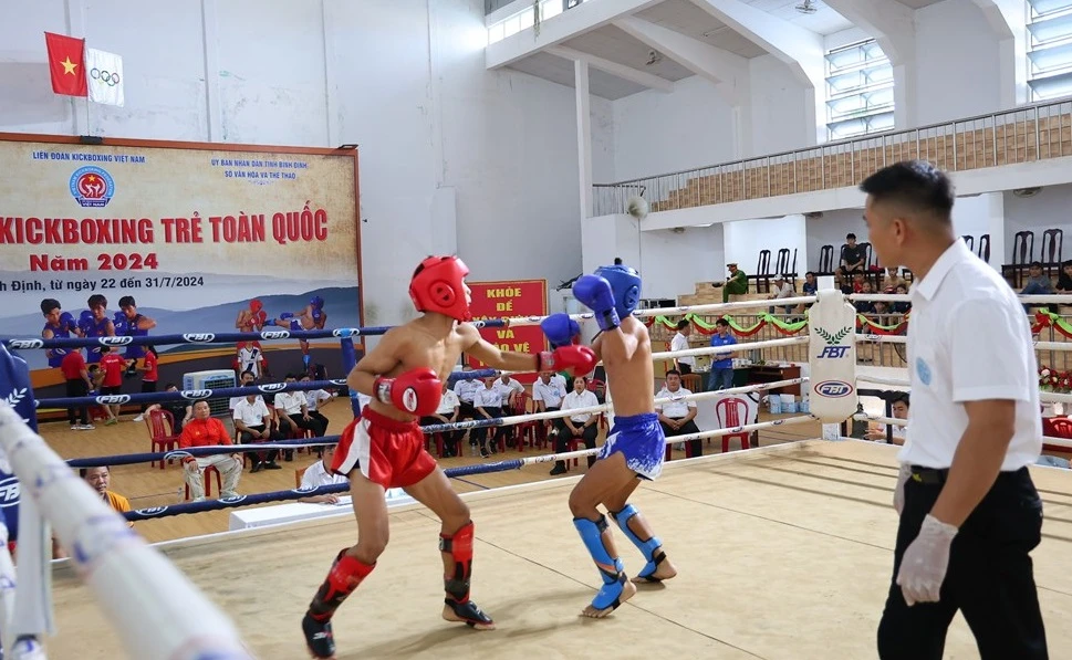 Các gương mặt trẻ của kickboxing Việt Nam sẽ tranh tài tại giải vô địch trẻ thế giới 2024. Ảnh: BVHTTDL