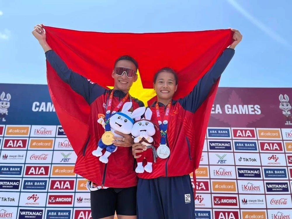 Nội dung duathlon cá nhân không tổ chức tại SEA Games 33-2025 do thế Phạm Tiến Sản sẽ phải có sự chuẩn bị trong thi đấu đồng đội. Ảnh: MINH MINH