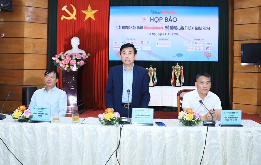 Giải bóng bàn báo Hà Nội Mới mở rộng 2024 thu hút con số kỷ lục gần 400 tay vợt tham gia. Ảnh: TUYẾT MINH