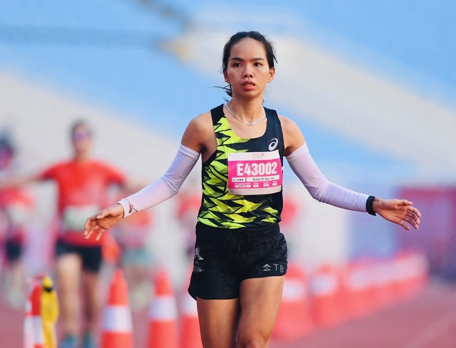 Hoàng Thị Ngọc Hoa có vị trí 1096 trên bảng xếp hạng thế giới của IAAF tại cự ly marathon - 42km. Ảnh: VTM