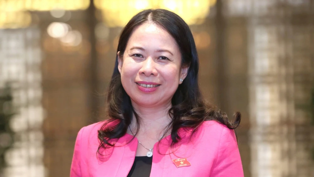 Bà Võ Thị Ánh Xuân, Phó Chủ tịch nước sẽ giữ quyền Chủ tịch nước Cộng hòa xã hội chủ nghĩa Việt Nam cho đến khi Quốc hội bầu ra Chủ tịch nước mới