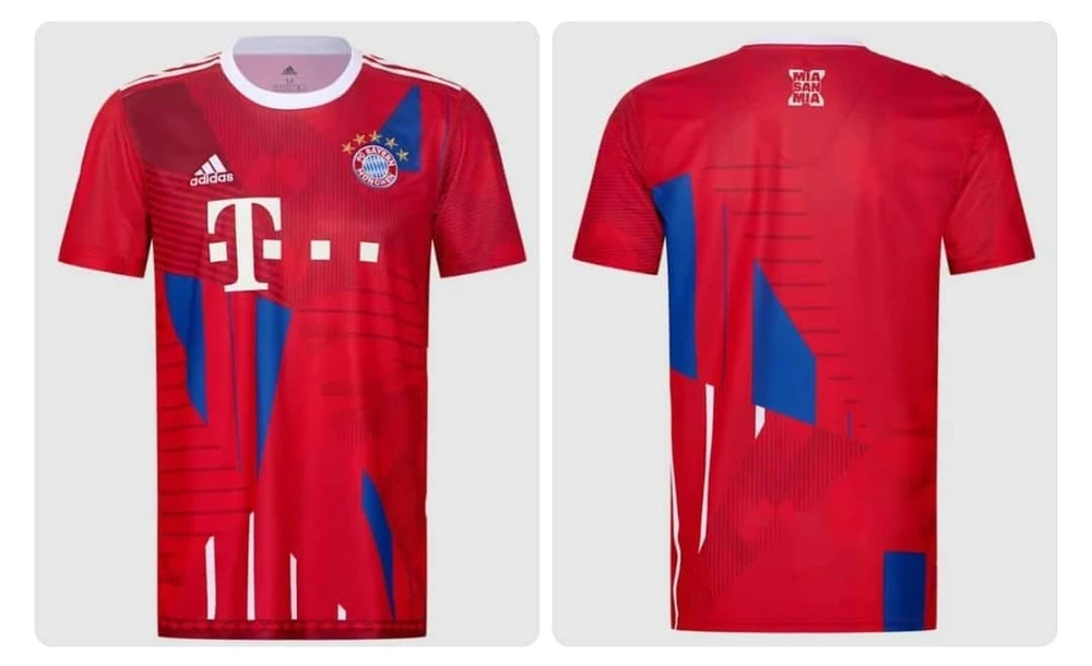 Mẫu áo kỷ niệm 10 năm vô địch Bundesliga của Bayern Munich