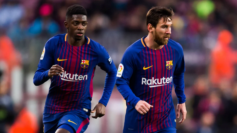 Ousmane Dembele sẽ "đổi chỗ" với Leo Messi?