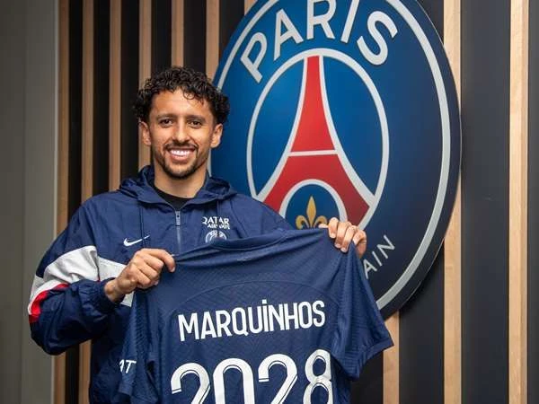 Đội trưởng Marquinhos gia hạn với PSG đến năm 2028
