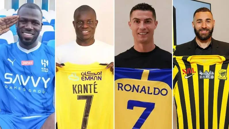 Những ngôi sao hàng đầu đã đến giải Saudi: Koulibaly, Kante, Cristiano Ronaldo và Benzema