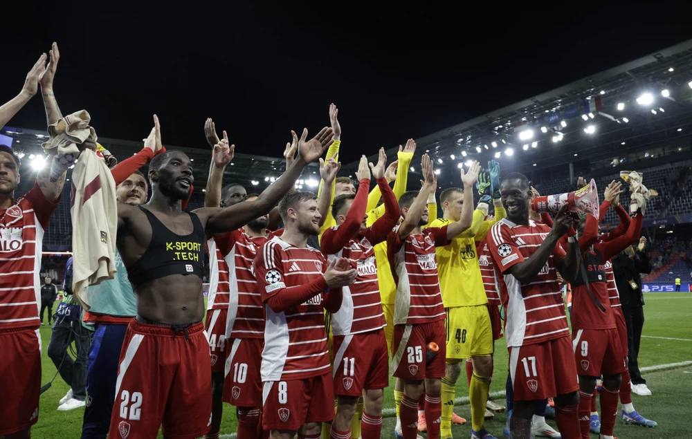 Brest đang thi đấu tốt trong lần đầu bước ra Champions League