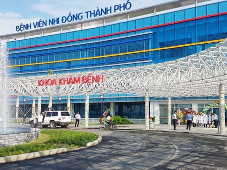The diagnosis area of HCMC Children Hospital. (Photo: SGGP)