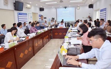 The conference to introduce new tasks and targets for 2021 of the HCMC Department of Science and Technology (Photo: hcmcpv)