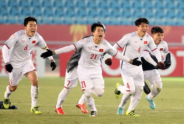 Đội U23 Việt Nam được thưởng lớn sau trận bán kết. Ảnh: ANH KHOA
