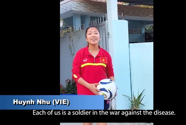 Huỳnh Như tham gia chiến dịch phòng, chống Covid-19