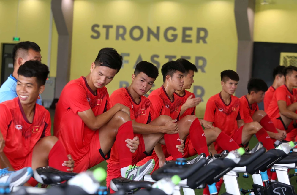 Đội U19 Việt Nam đang rèn quân tại Trung tâm PVF