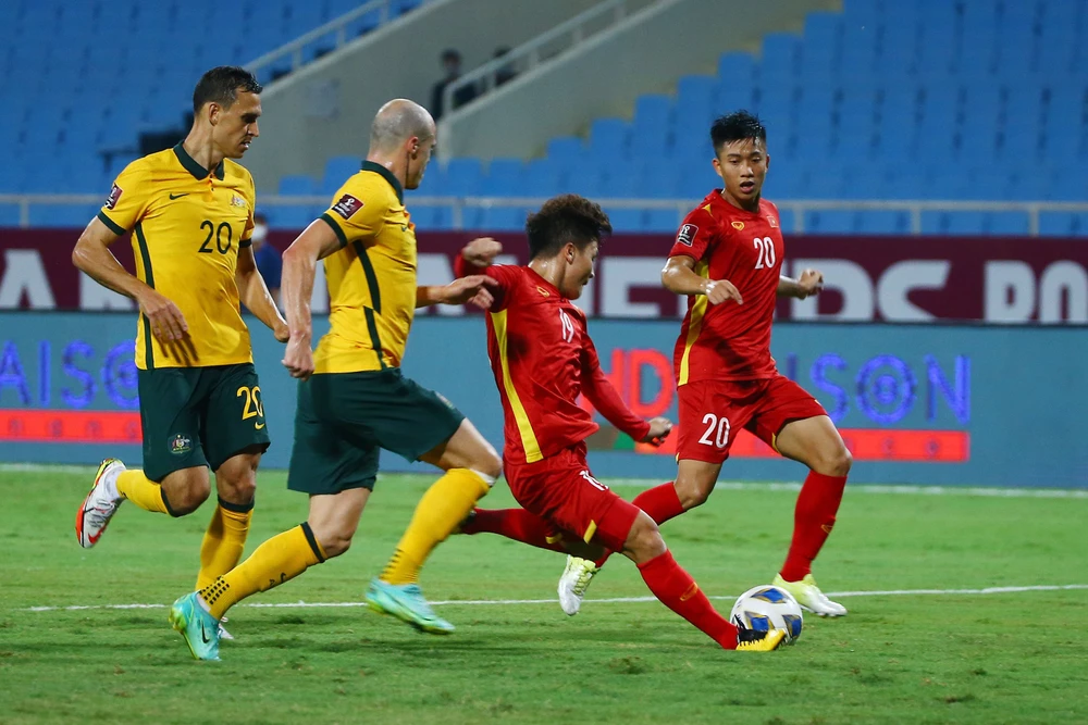 Đội tuyển Việt Nam gây ấn tượng qua 2 trận đấu đầu tiên. Ảnh: MINH HOÀNG