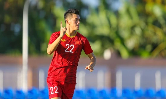 Tiến Linh đã "thông nòng" với 2 bàn thắng cho tuyển Việt Nam. Ảnh: DŨNG PHƯƠNG