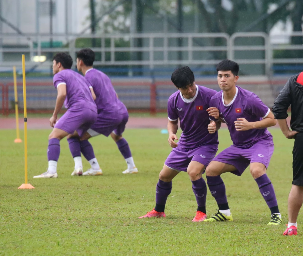 Đội tuyển Việt Nam sẵn sàng cho trận gặp Malaysia