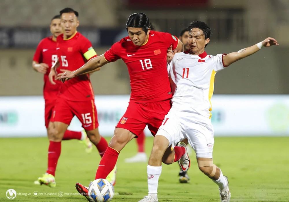 Các cầu thủ Việt Nam đã có trận thắng thuyết phục trước đội tuyển Trung Quốc ở vòng loại World Cup 2022 trên sân nhà.