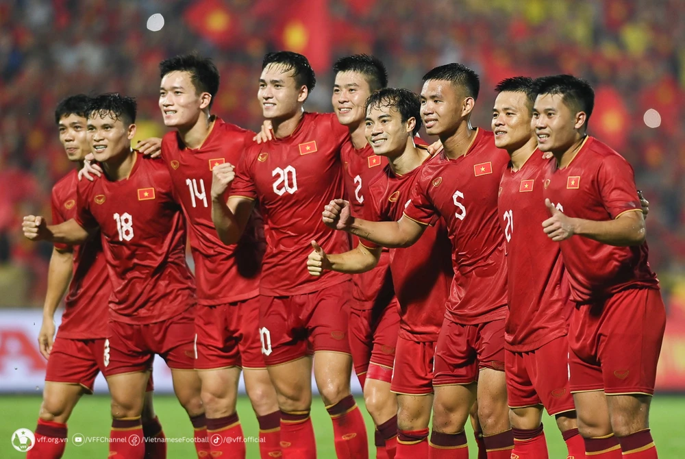 Đội tuyển Việt Nam giữ hạng 15 châu Á trong năm 2023
